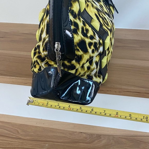Betsey Johnson Yellow Leopard Handbag - Picture 8 of 12
